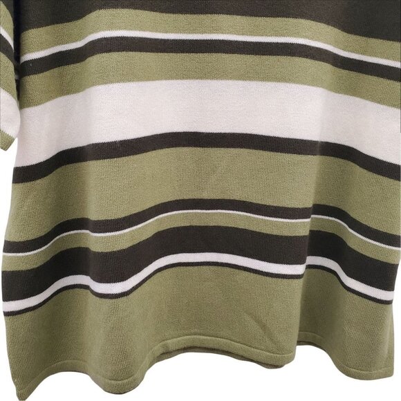 Vintage Sag Harbor  Stripe Short Sleeve Top - Picture 5 of 8